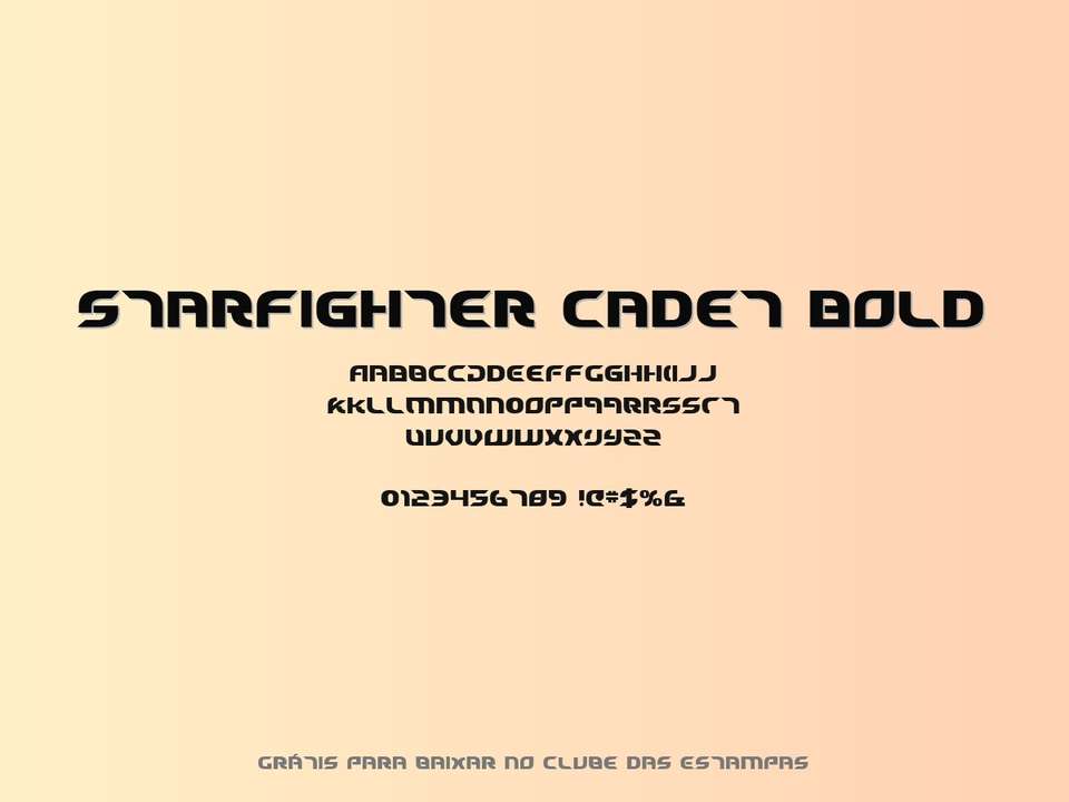 Fonte Starfighter Cadet Bold Grátis Para Baixar