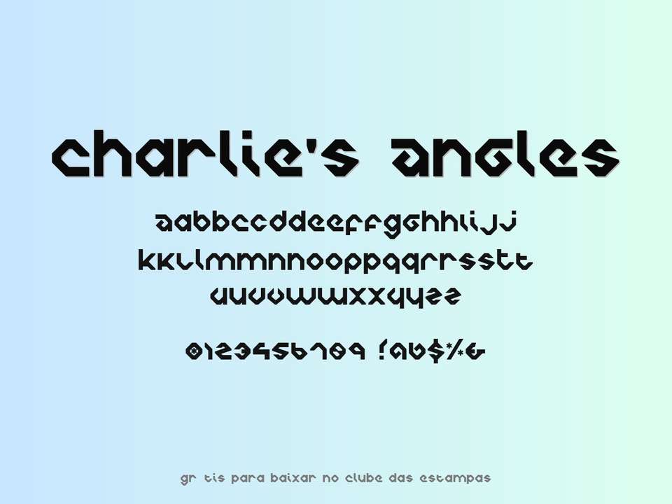 Fonte Charlie's Angles Grátis Para Baixar
