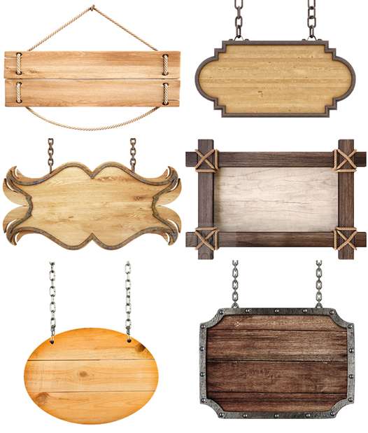 Conjunto De Placas Decorativas Sinalização Png Grátis Para Baixar