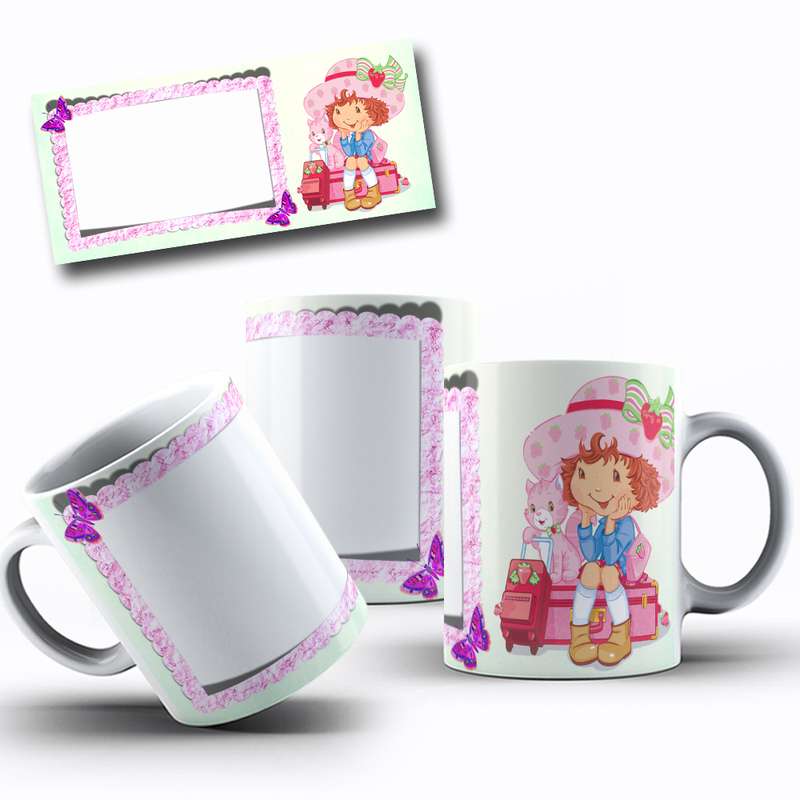 Arte Para Caneca Strawberry Shortcake Personagens Serie Cartoon 4