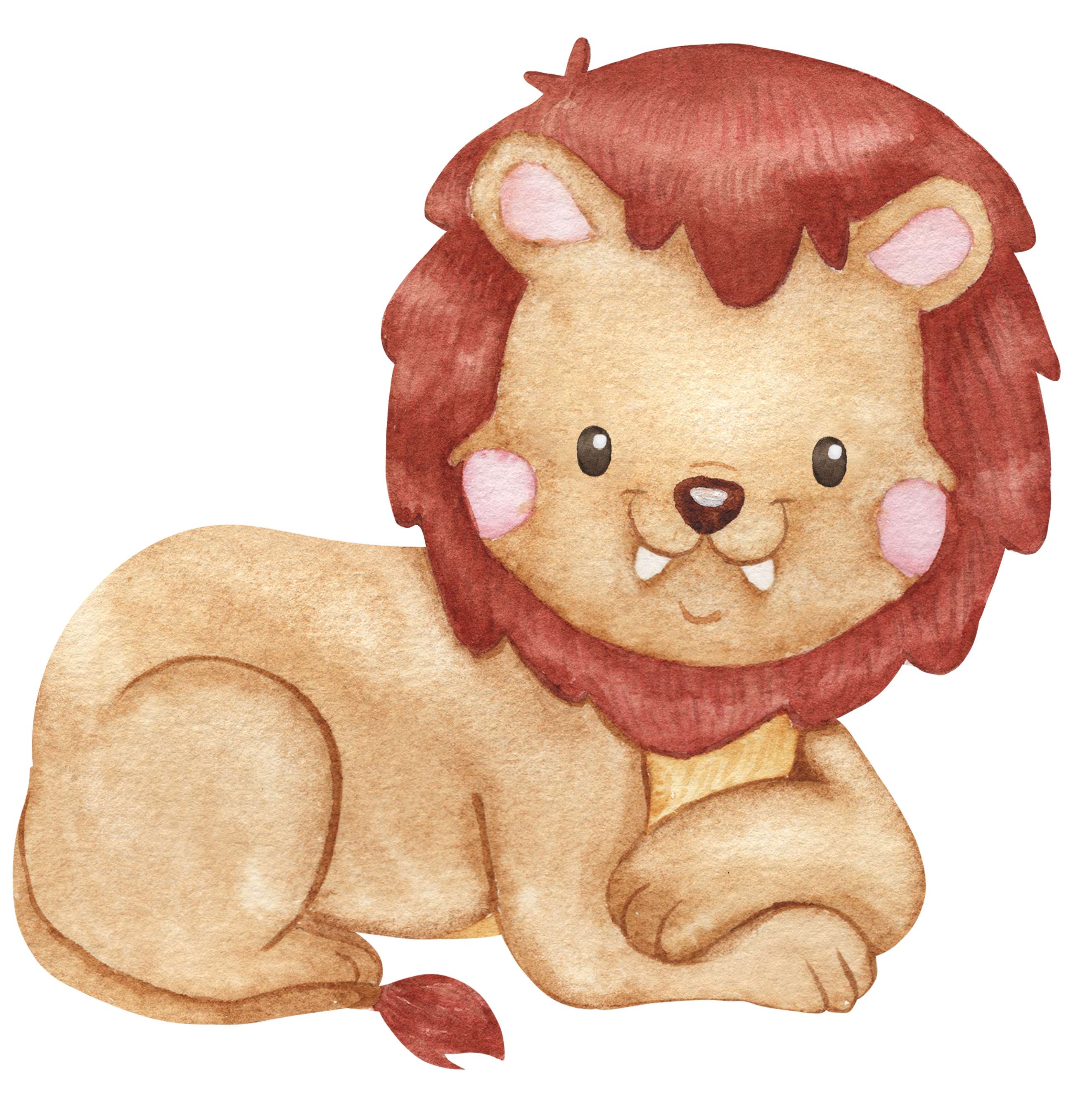 Filhote De Leão Desenho Animado Animais Png Grátis Para Baixar