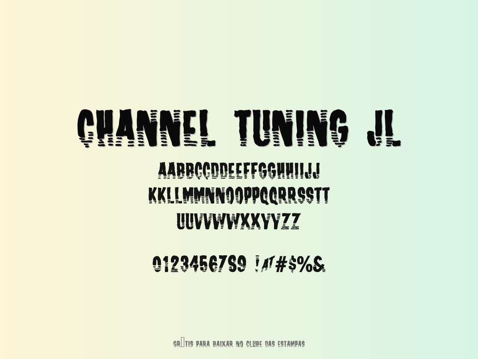 Fonte Channel Tuning Jl Grátis Para Baixar