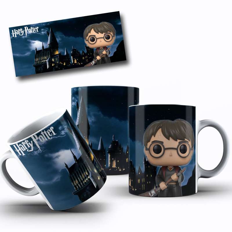 Arte Para Caneca Harry Potter Funko