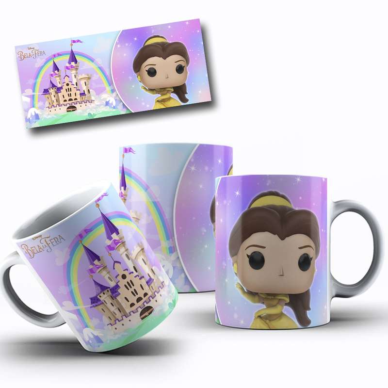 Arte Para Caneca Princesas Funko (5)