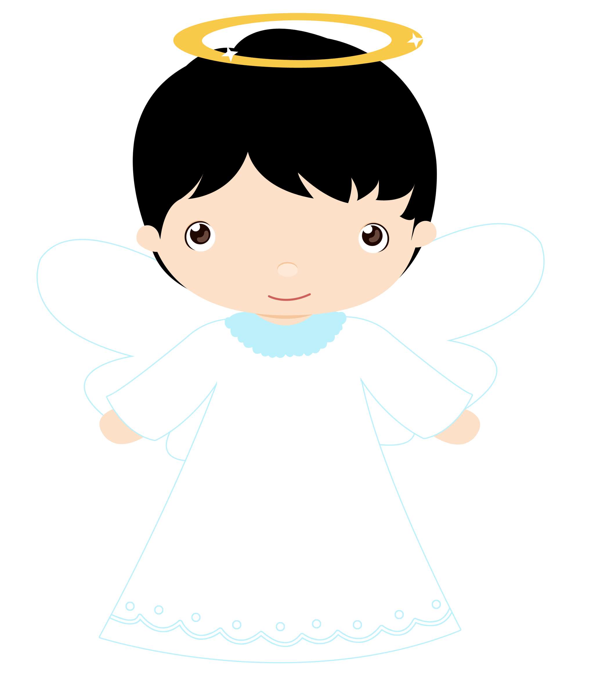 Anjo Infantil Com Halo Anjos Png Grátis Para Baixar