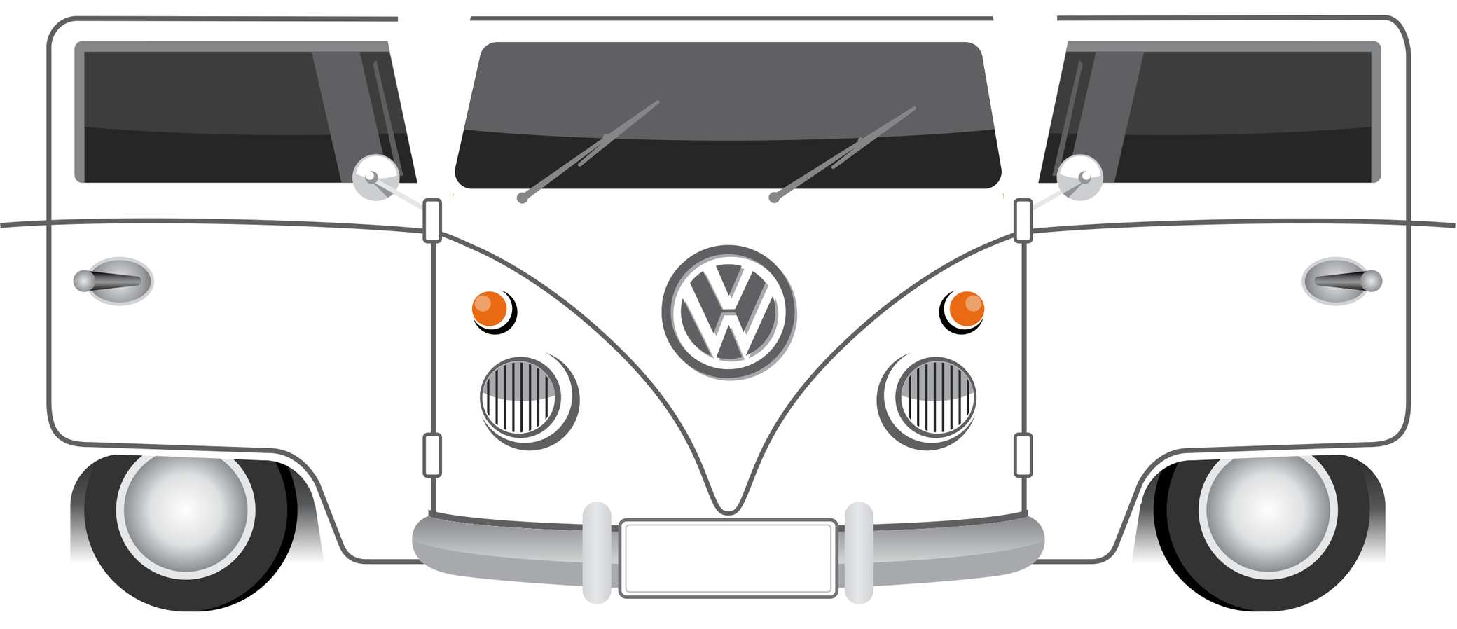 Ilustração Traseira Do Kombi Volkswagen Clássico Veículos Png Arte Para Caneca Grátis Pra Baixar