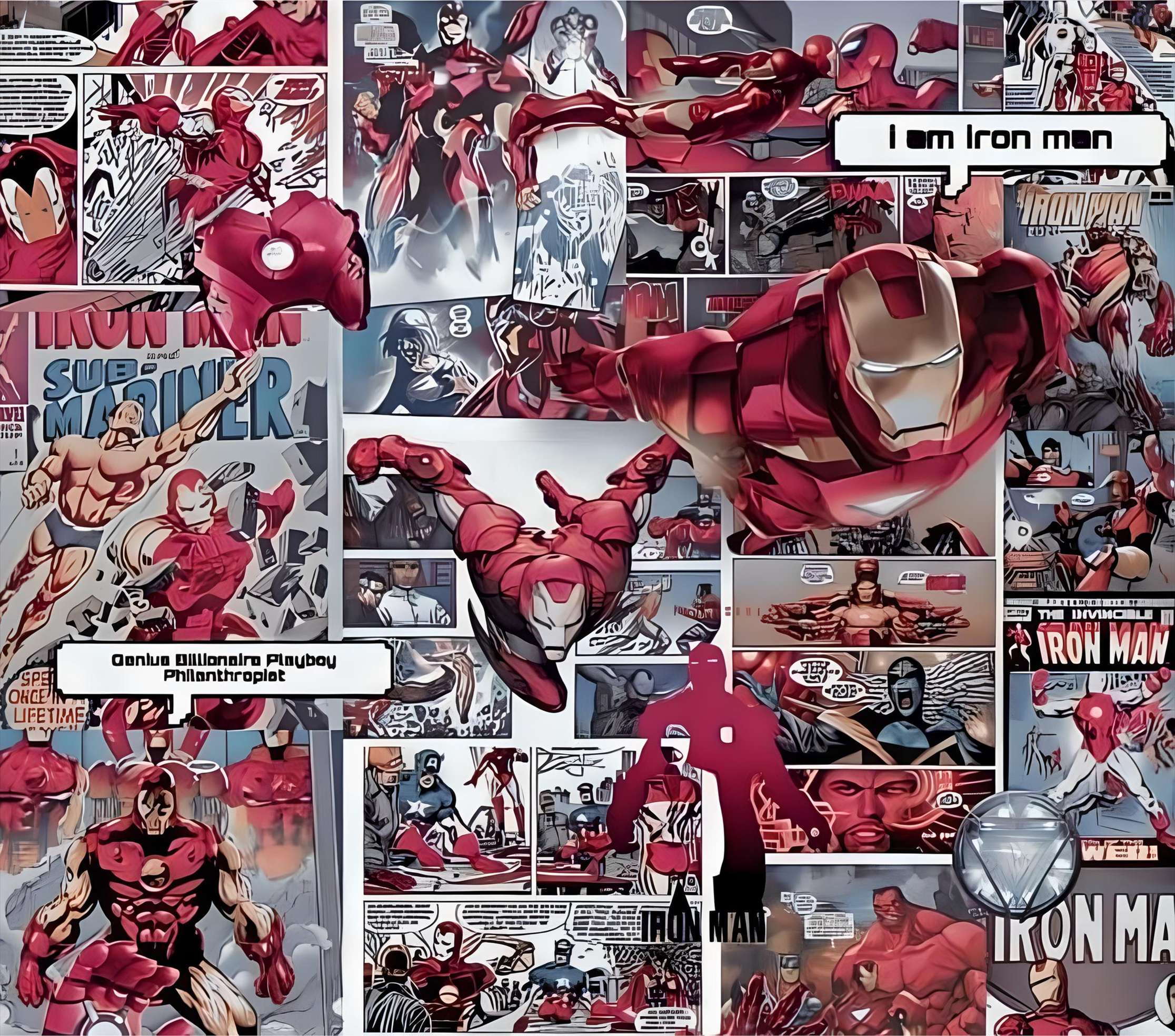 Homem De Ferro I Am Iron Man Arte Quadrinhos Super Heróis Png Arte Para Caneca Grátis Pra Baixar