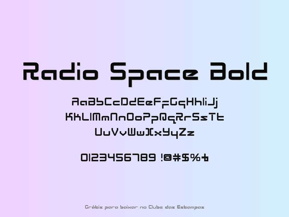 Fonte Radio Space Bold Grátis Para Baixar