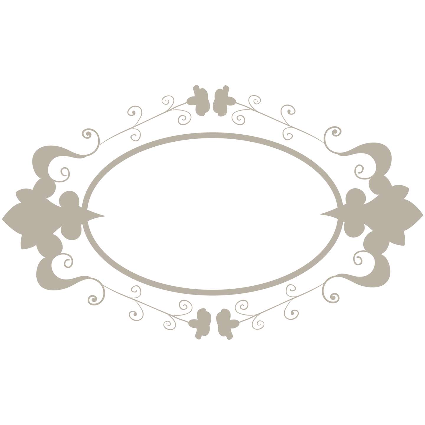 Moldura Decorativa Clássica Decoração Png Grátis Para Baixar Vetor