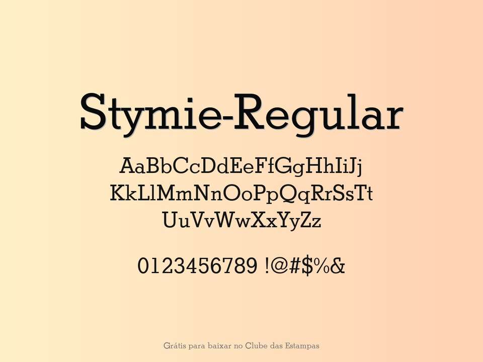 Fonte Stymie Regular Grátis Para Baixar