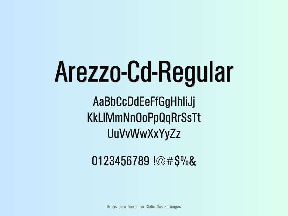 Fonte Arezzo Cd Regular Grátis Para Baixar