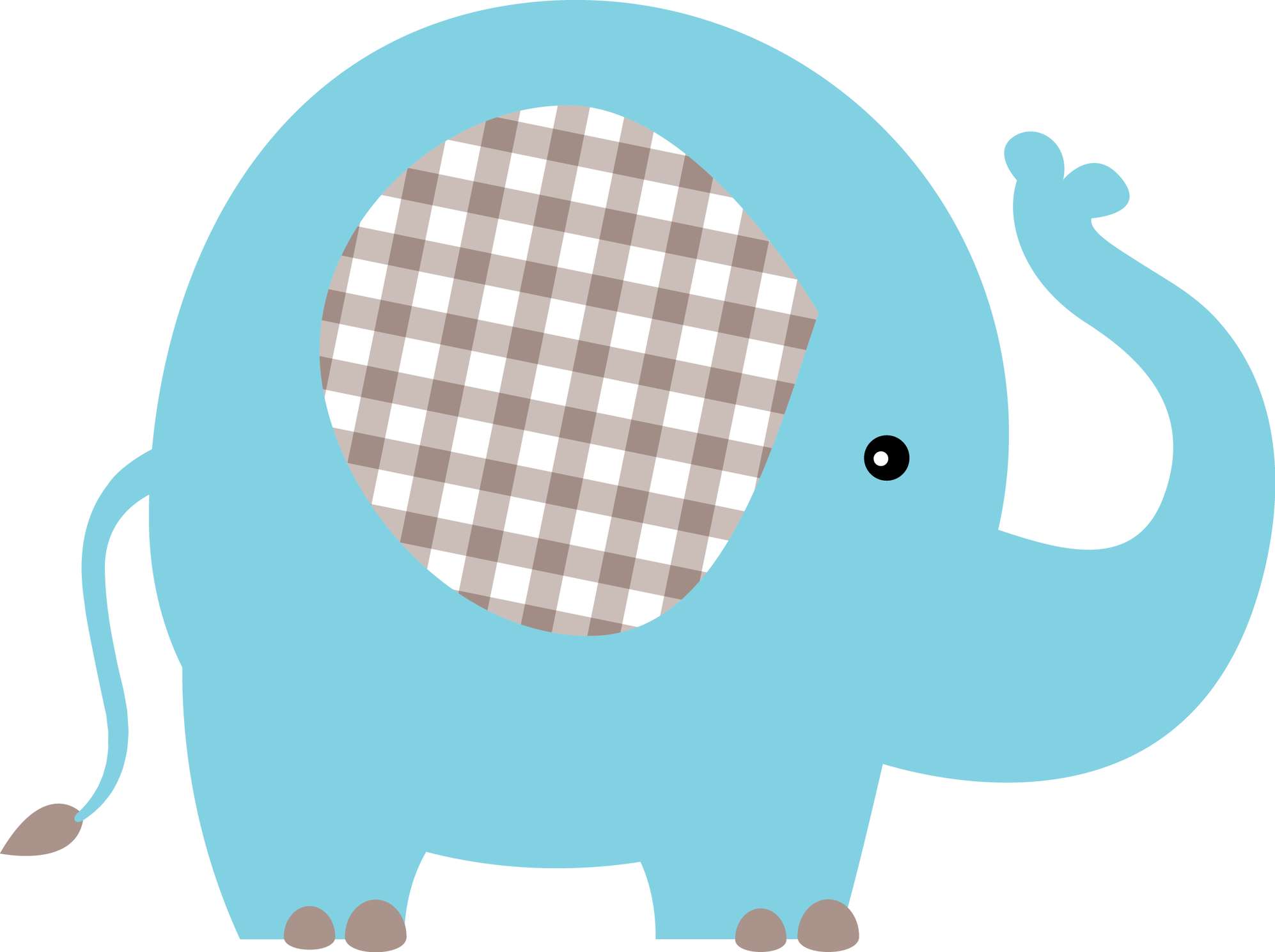 Elemento Elefante Cute Elefantinho Fofo Png (19)