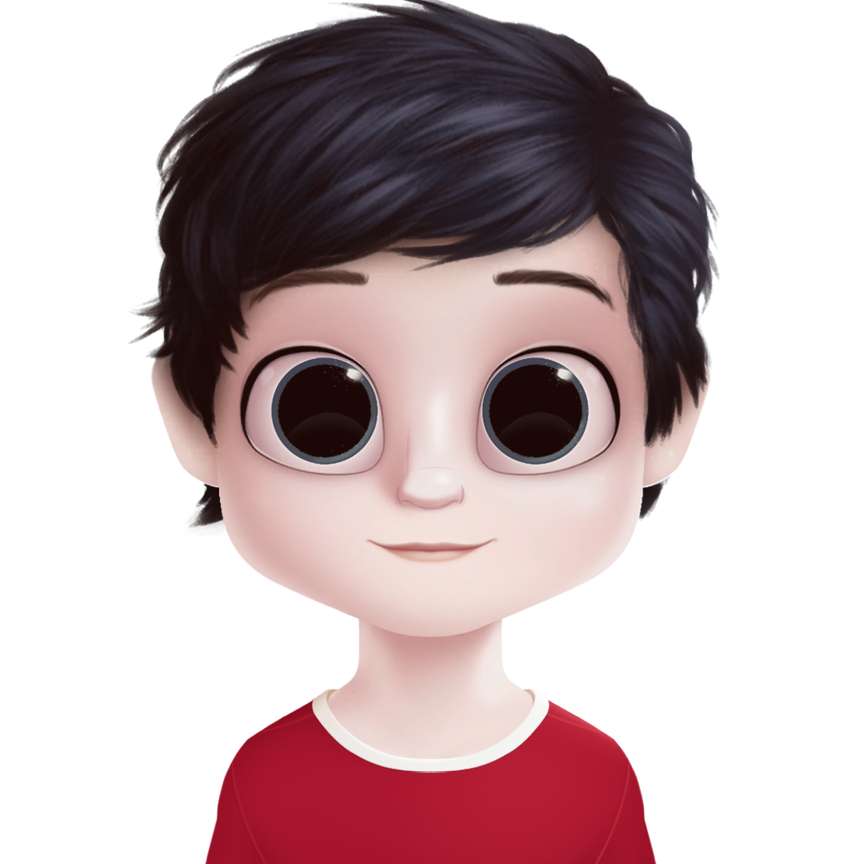 Retrato De Menino Em Estilo Cartoon Personagens Png Grátis Para Baixar