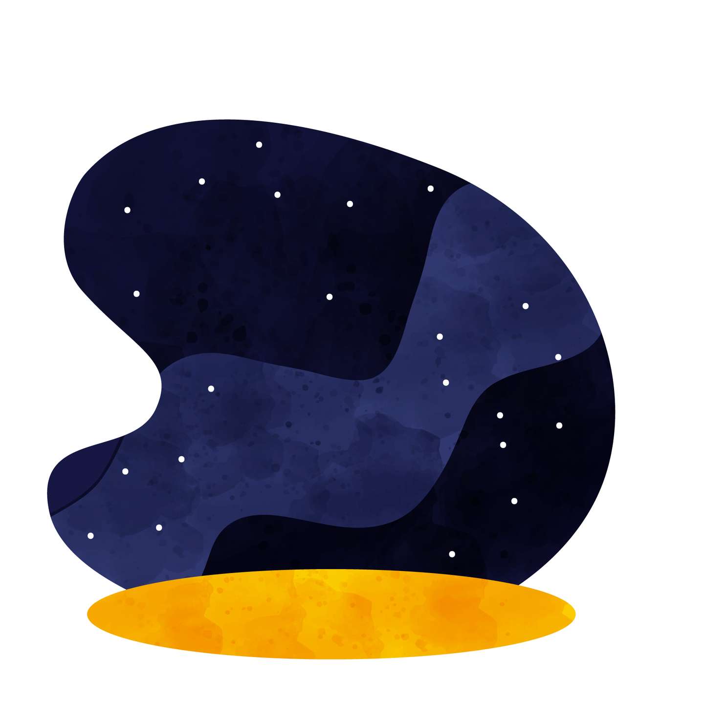 Noite Estrelada Sobre O Planeta Espaço Sideral Png Grátis Para Baixar