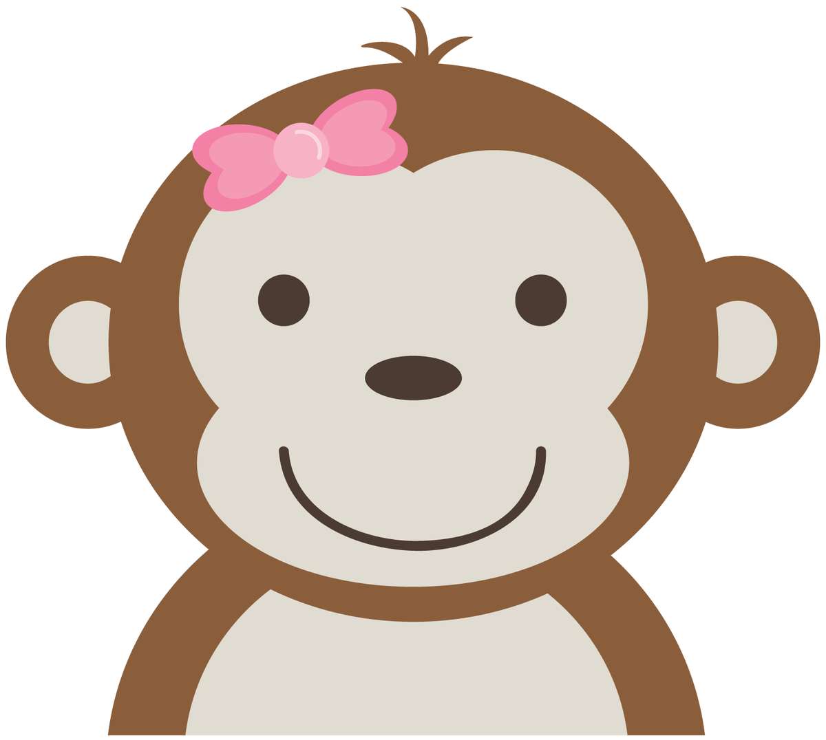 Elemento Macaco Cufe Fofo Fofa Png (35)