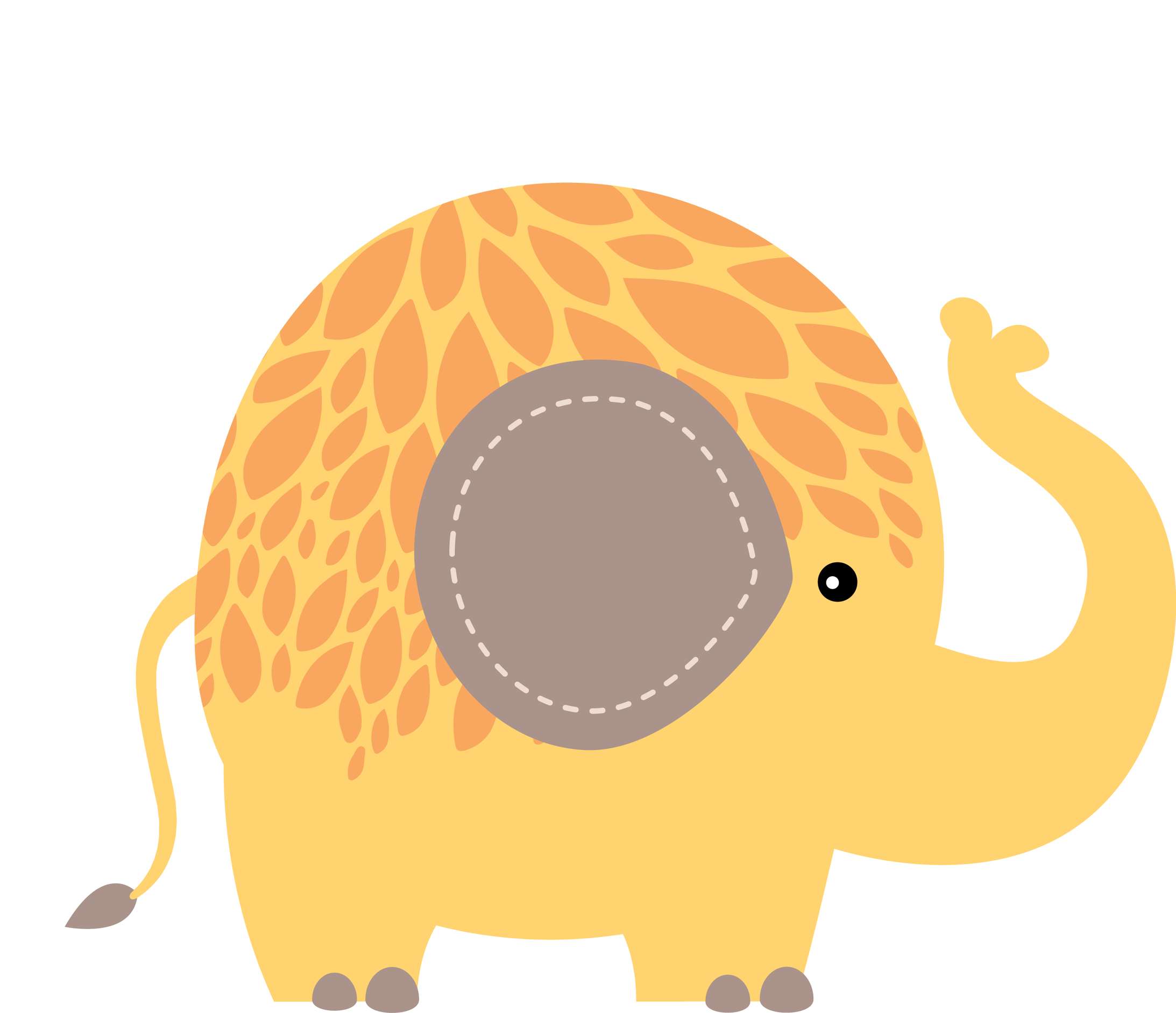 Elemento Elefante Cute Elefantinho Fofo Png (179)