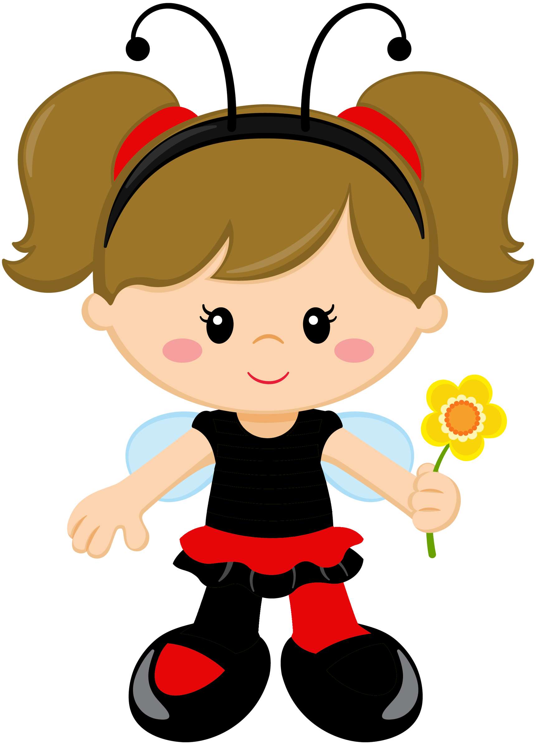 Elemento Joaninha Fofa Cute Png (18)