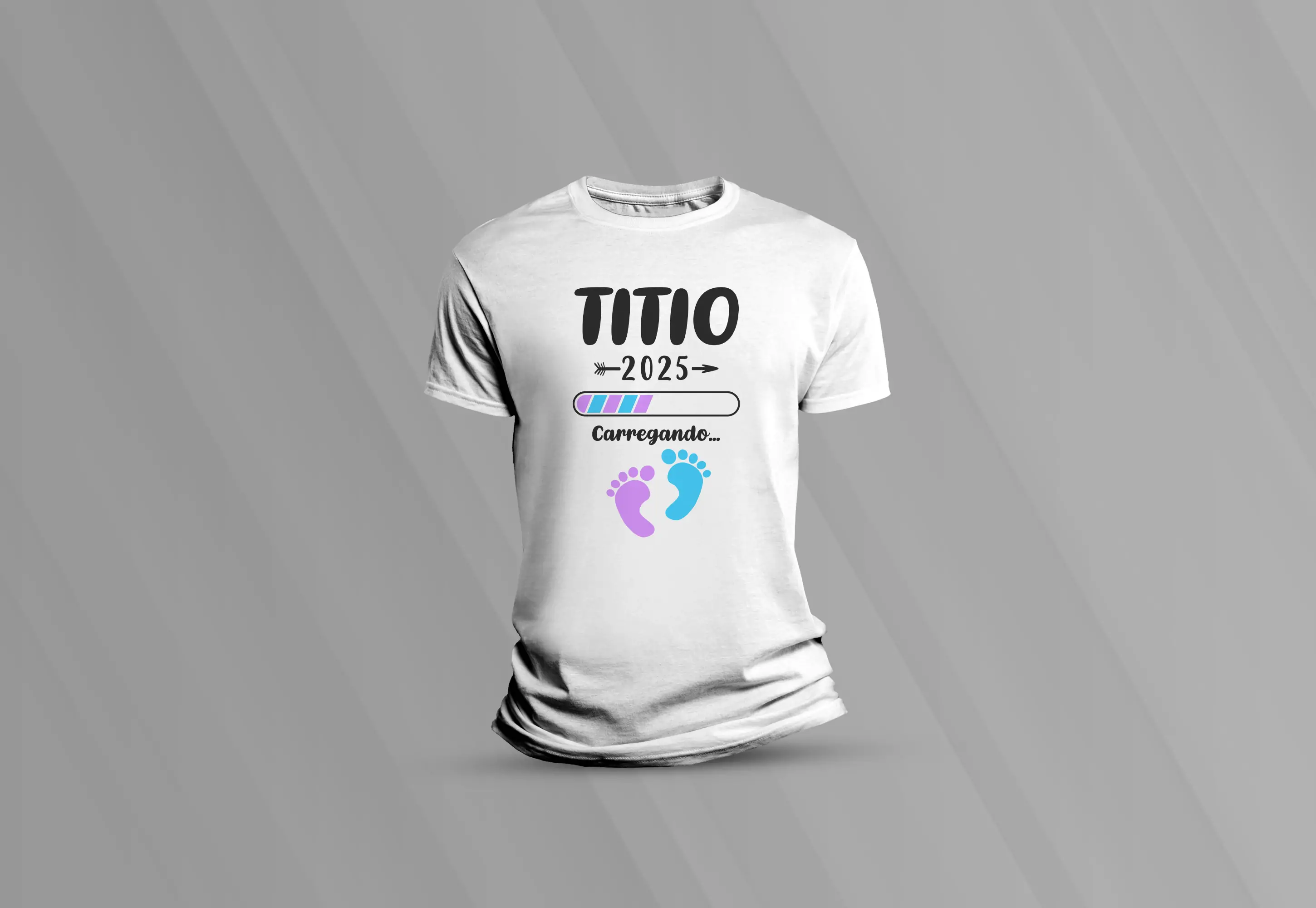 Arte Titio 2025 carregando pra camiseta