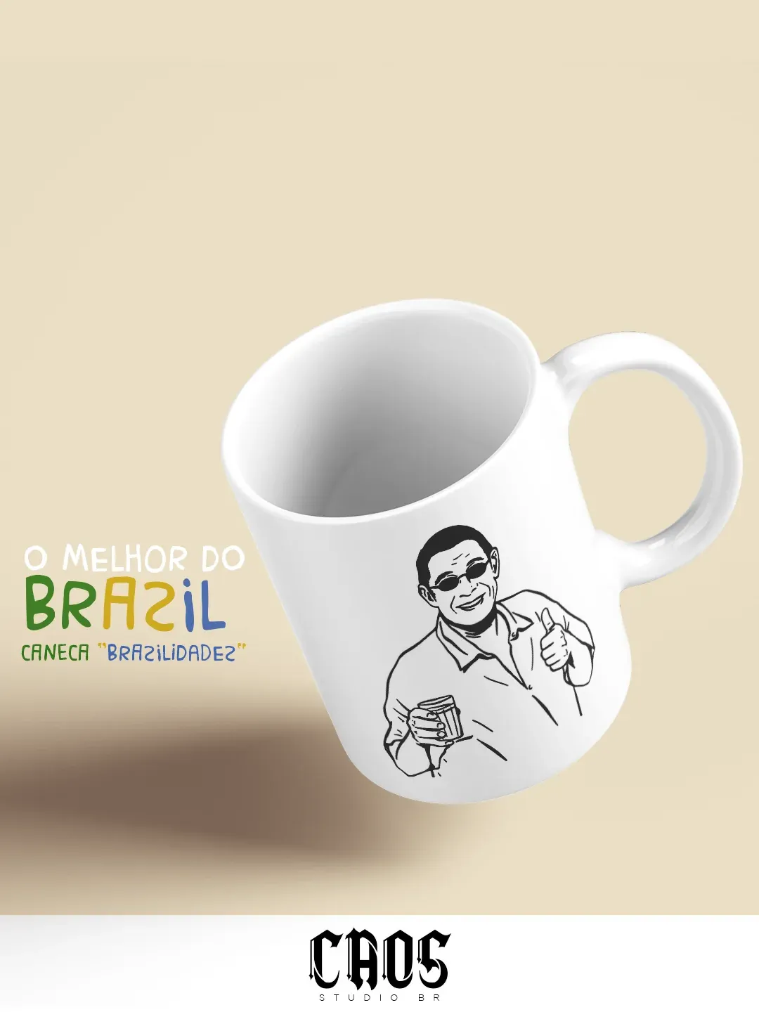 Arte para caneca Zeca Pagodinho