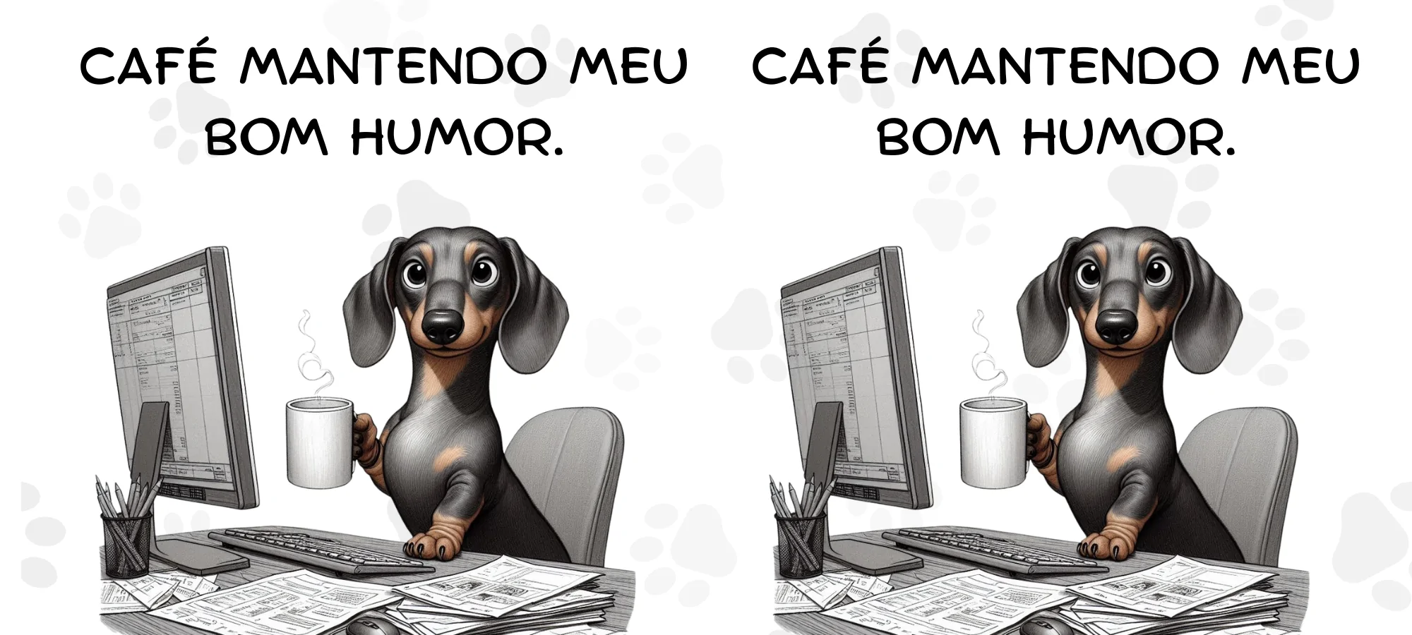 Dachshund trabalho