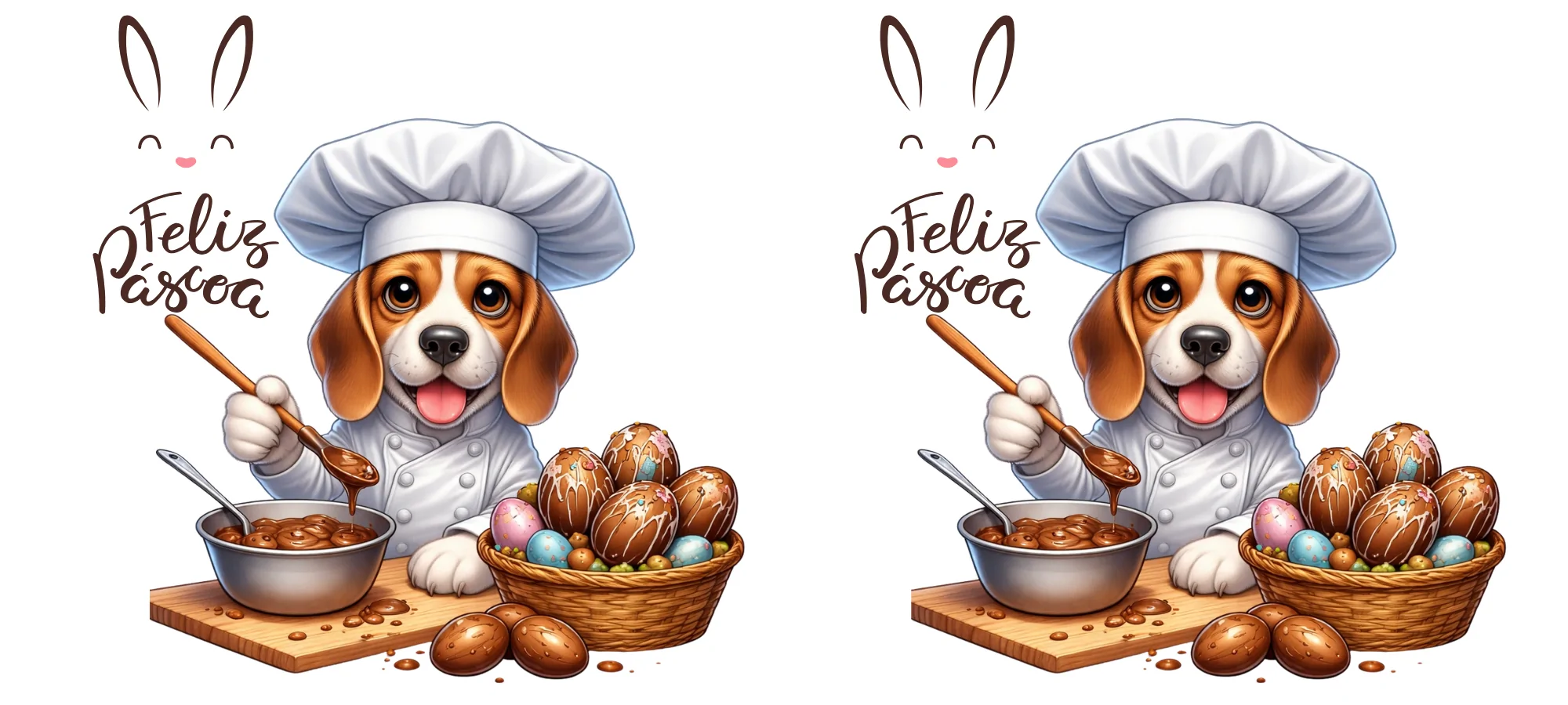 Canecas Beagle= Páscoa