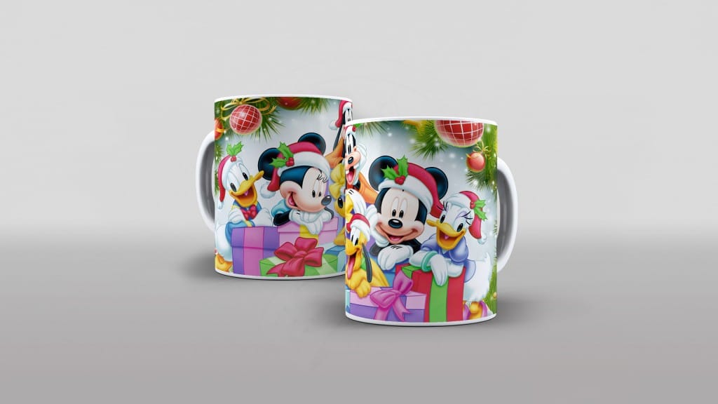 ARTE PARA CANECA NATAL TURMA DO MICKEY-220