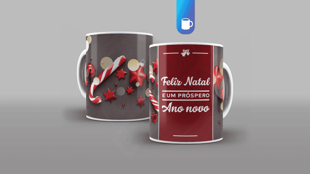 ARTE PARA CANECA FELIZ NATAL E UM PRÓSPERO ANO NOVO-291