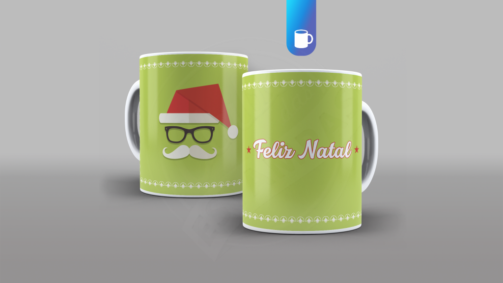 ARTE PARA CANECA FELIZ NATAL-300