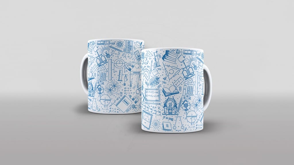 ARTE PARA CANECA FISICO AZUL-374
