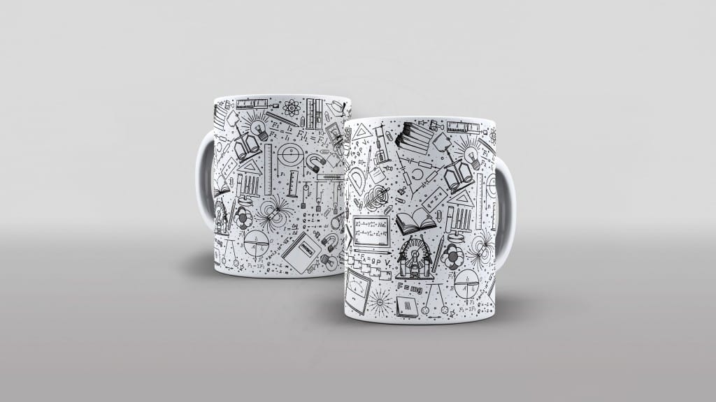 ARTE PARA CANECA FISICO PRETO-375