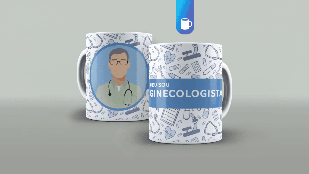 ARTE PARA CANECA EU SOU GINECOLOGISTA-379