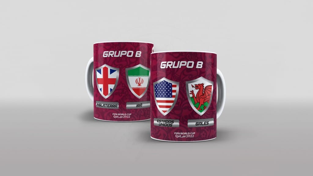 ARTE PARA CANECA GRUPO B FIFA WORLD CUP 2022-727