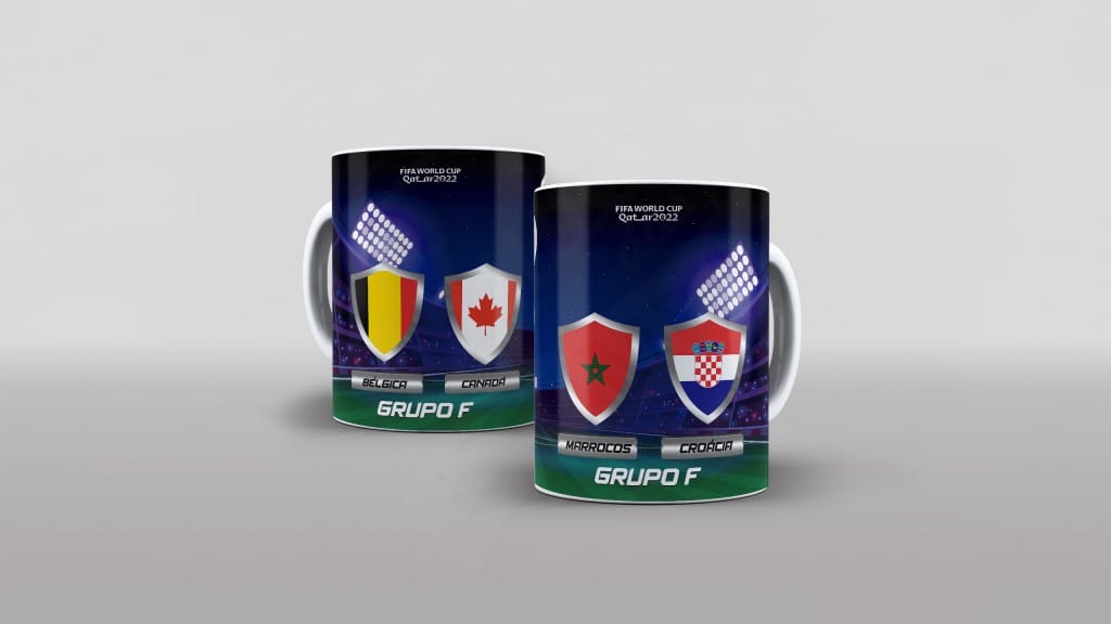 ARTE PARA CANECA GRUPO F FIFA WORLD CUP 2022-734