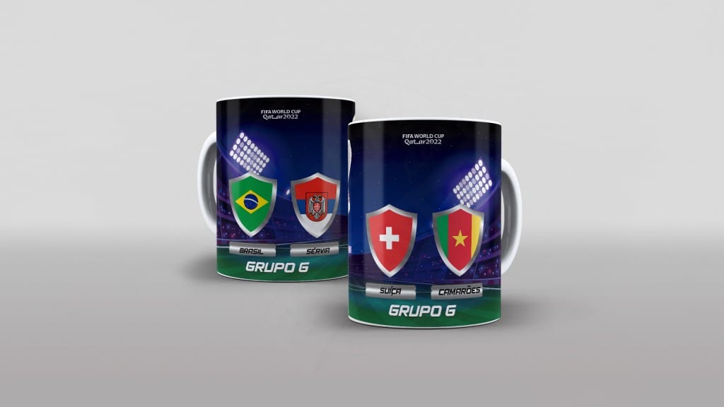 ARTE PARA CANECA GRUPO G FIFA WORLD CUP 2022-736