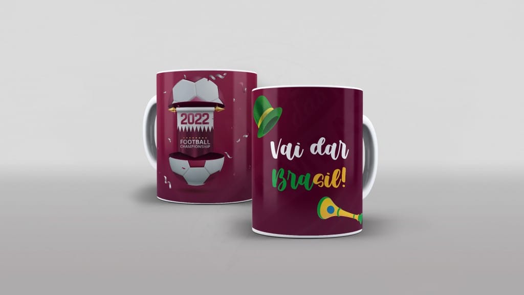 ARTE PARA CANECA VAI DAR BRASIL !-741