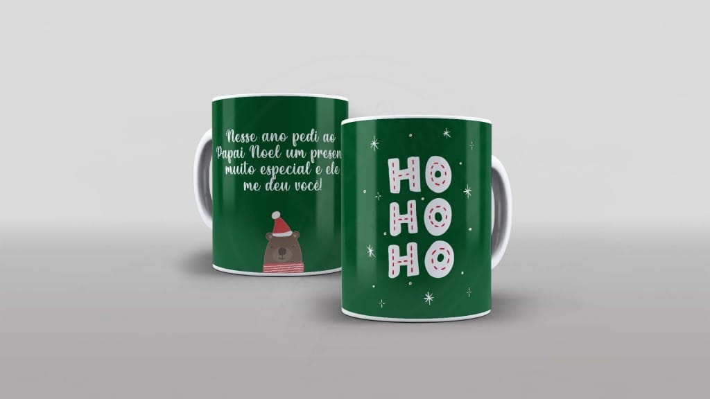 ARTE PARA CANECA NESSE ANO PEDI AO PAPAI NOEL UM PRESENTE MUITO ESPECIAL E ELE ME DEU VOCÊ!-849