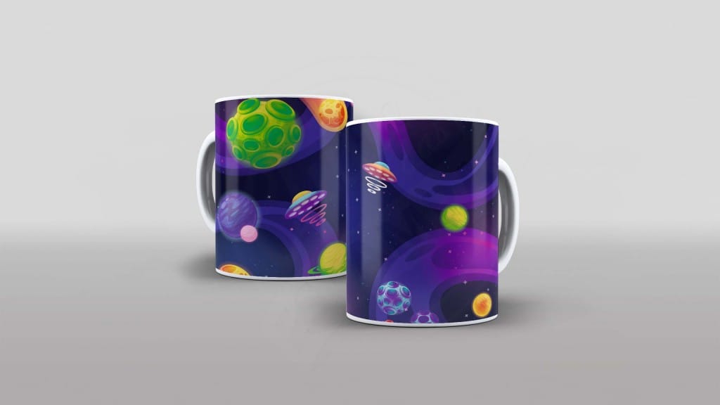 ARTE PARA CANECA - GALÁXIA-916