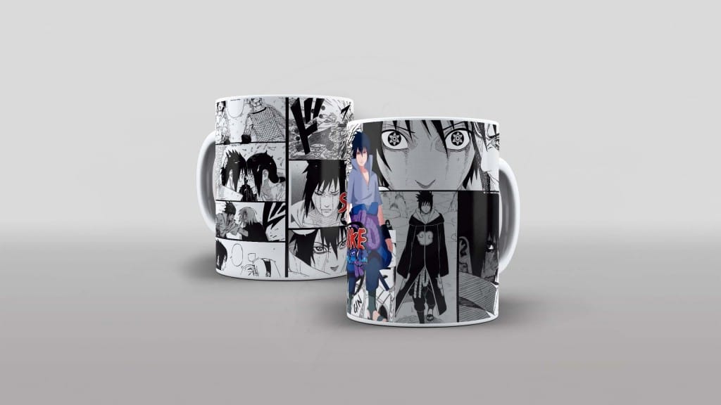 ARTE PARA CANECA -  SASUKE - MELHORES CENAS-944