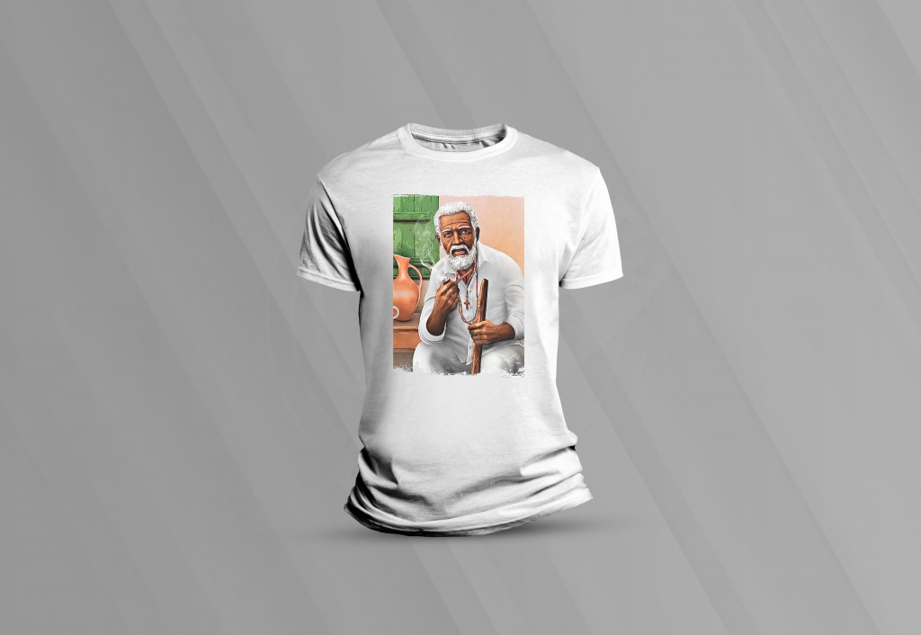 ARTE PARA CAMISETA - RELIGIÃO - UMBANDA - PRETO VELHO-945