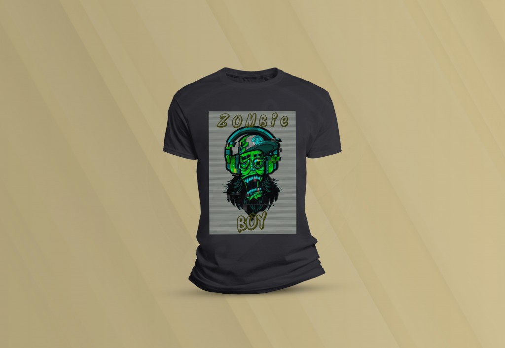 ARTE PARA CAMISETA - GRAFITE - ZOMBIE BOY-19