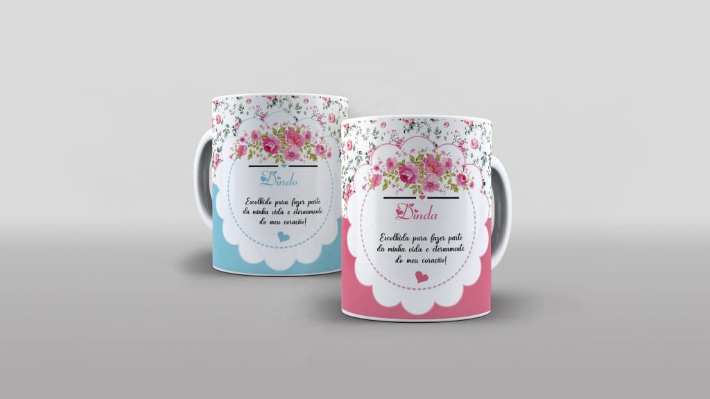 ESTAMPA PARA CANECA DINDO AZUL-105