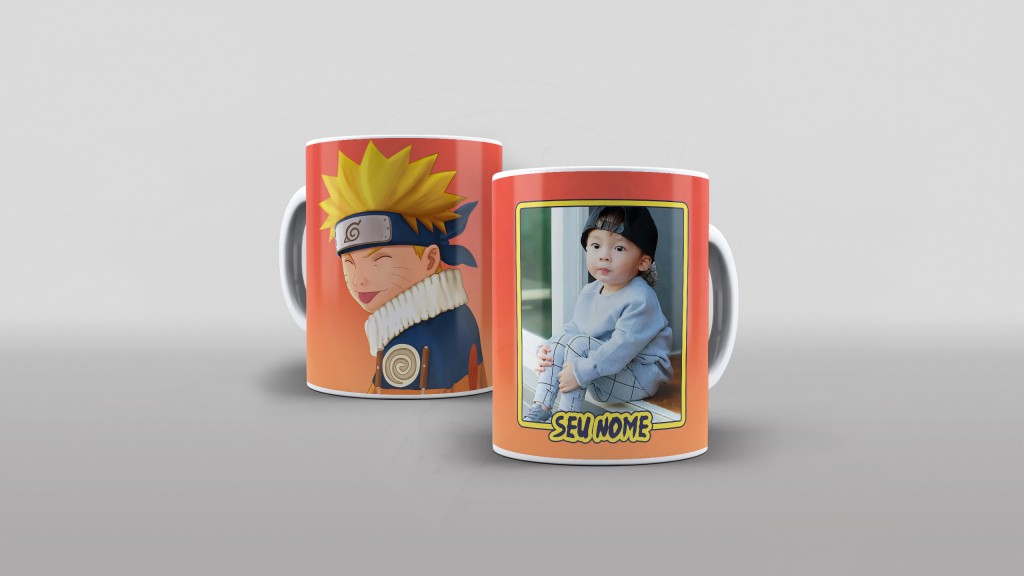 ARTES PARA CANECAS - ANIMES - NARUTO - COM FOTO E NOME 002-242