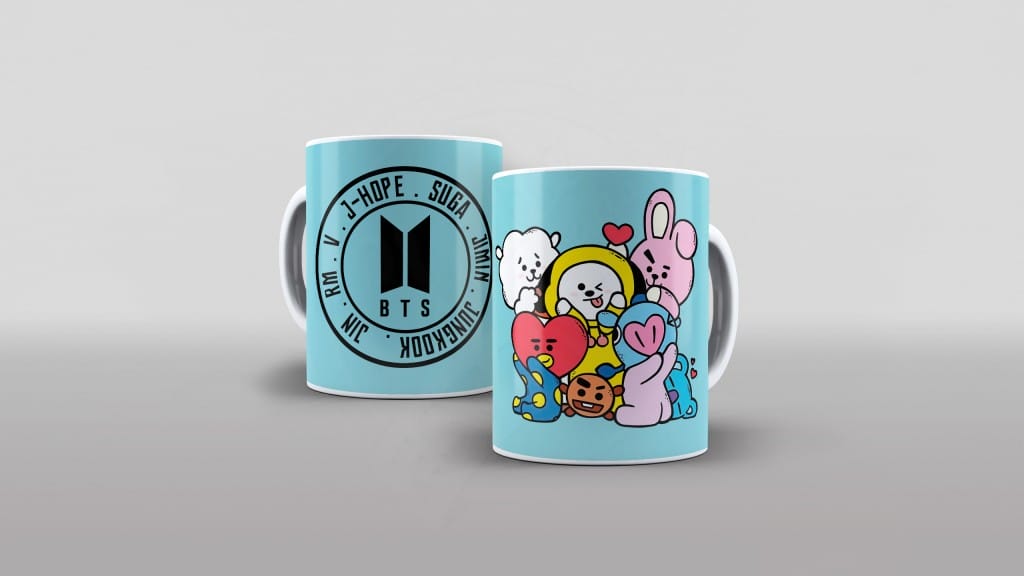 ARTES PARA CANECAS - BANDAS/MÚSICA - BTS-277