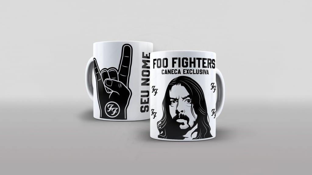 ARTES PARA CANECAS - BANDAS/MÚSICA - FOO FIGTHERS-283