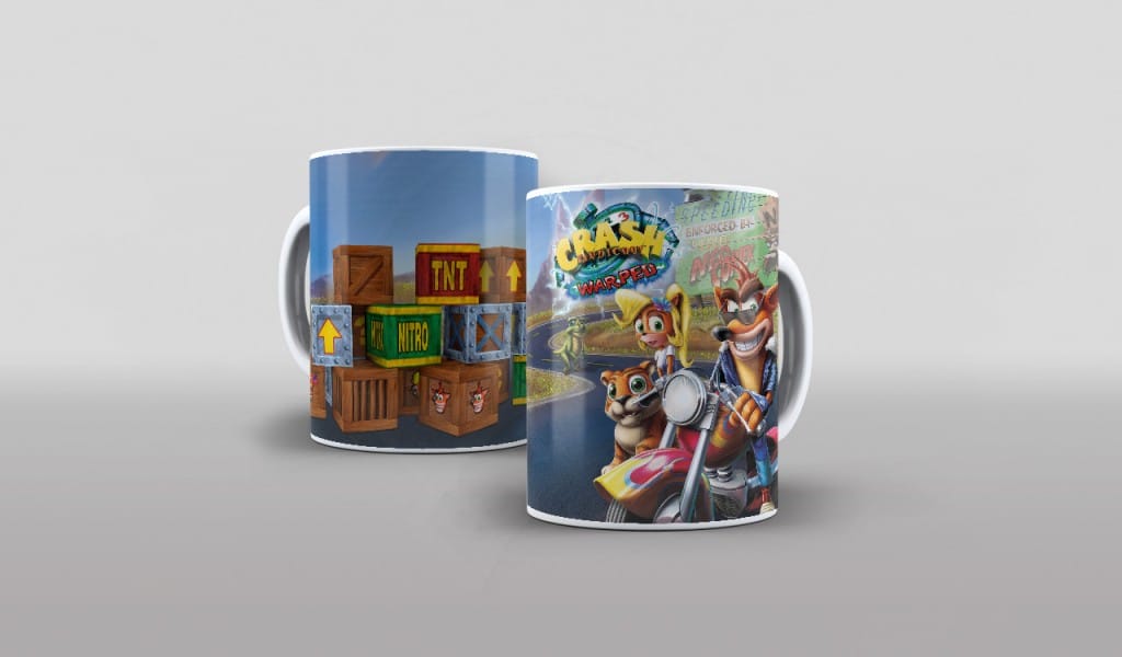 ARTES PARA CANECAS - GAMES - CRASH BANDICOOT 001-400