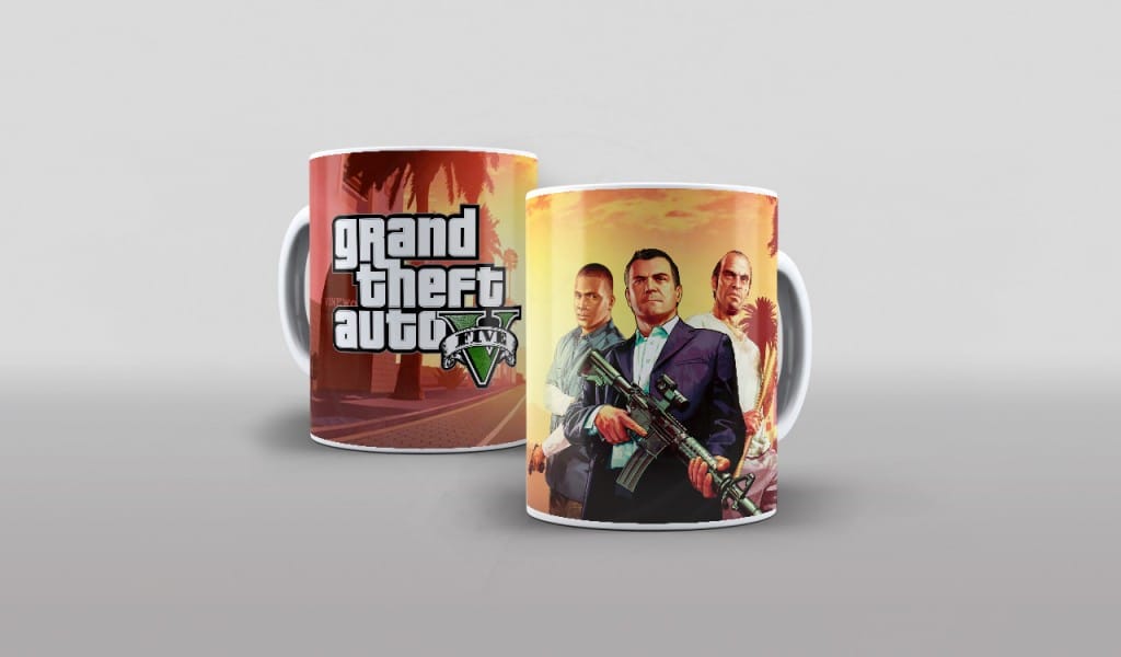 ARTES PARA CANECAS - GAMES - GTA 001-404