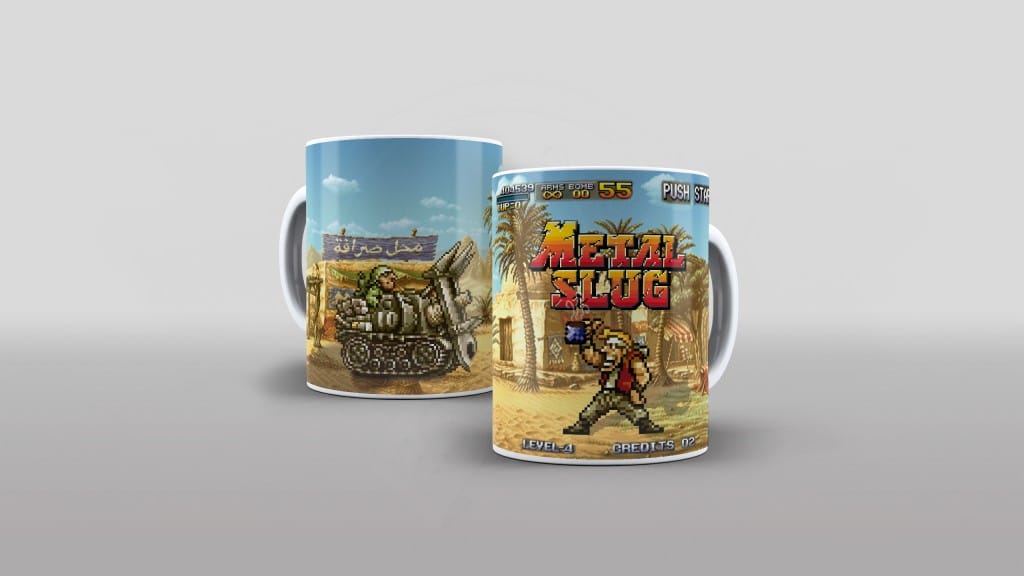 ARTES PARA CANECAS - GAMES - METAL SLUG - ARTE 001-408