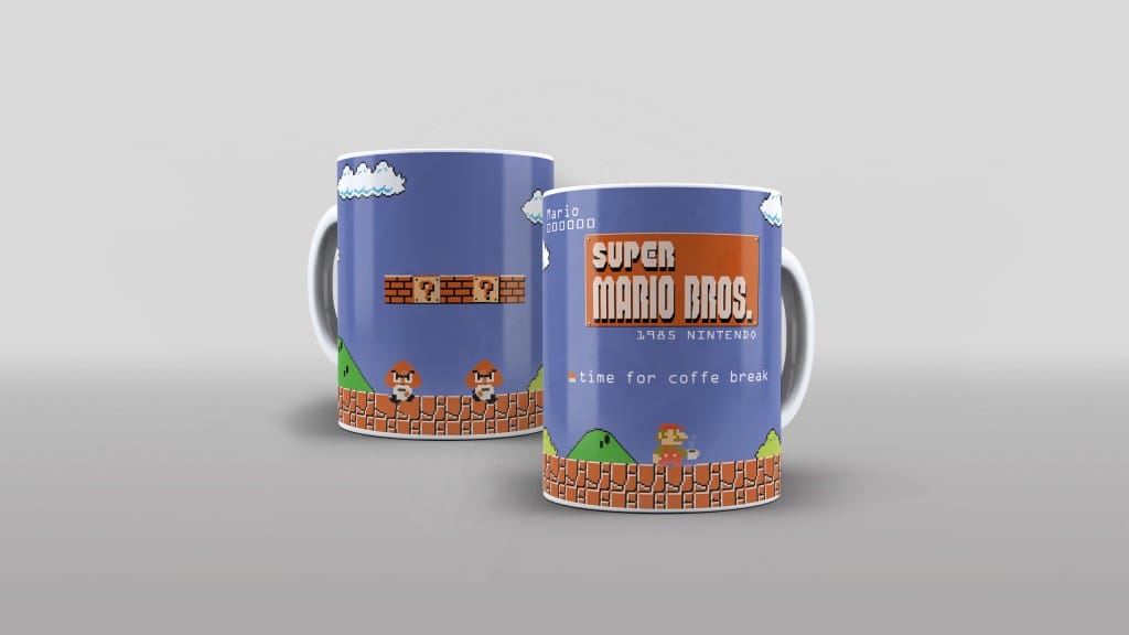 ARTES PARA CANECAS - GAMES - SUPER MARIO 001-420