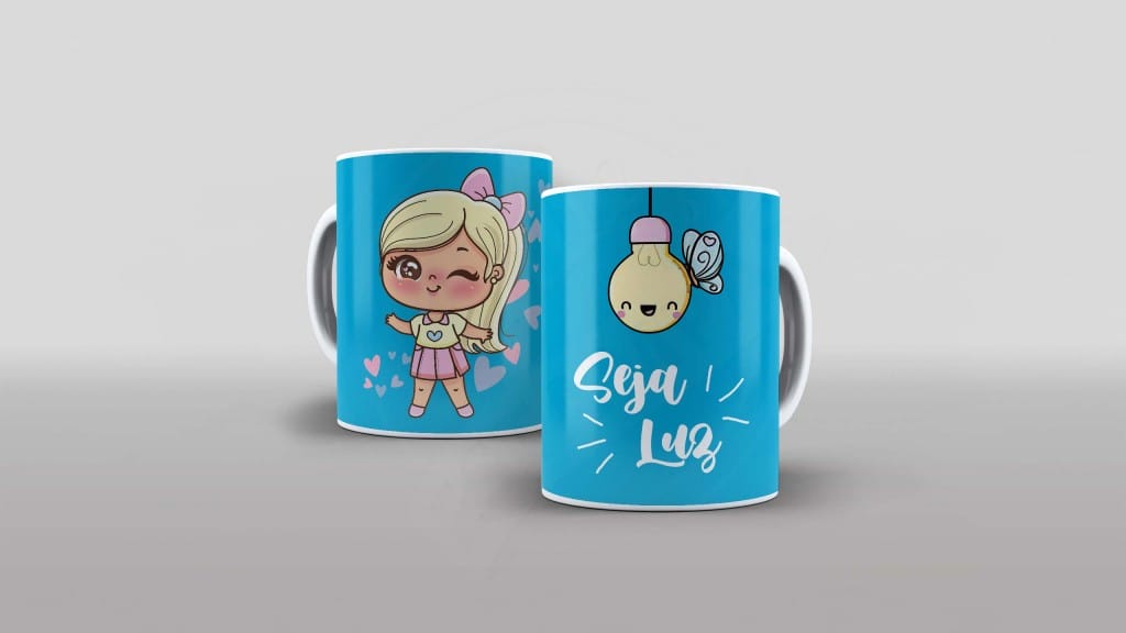 ARTE PARA CANECA - SEJA LUZ-475