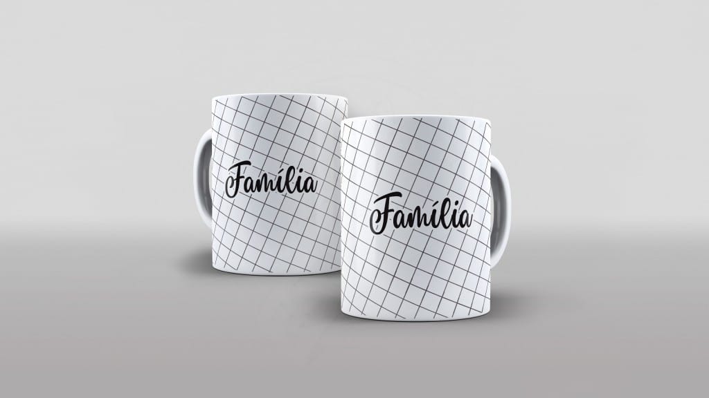 ESTAMPA PARA CANECA - FAMÍLIA-483